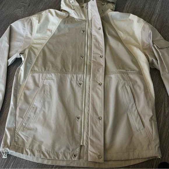 NWT Scotch & Soda Lightweight Colorblock Jacket ‘Cream’- LARGE - Picture 9 of 13